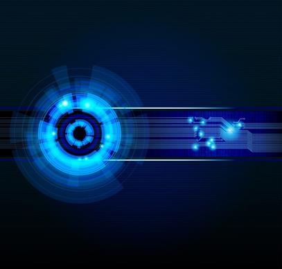 Abstract Futuristic Background Vector