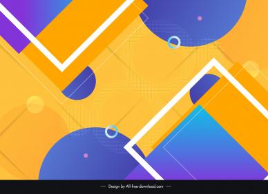 abstract geometric background template modern flat 