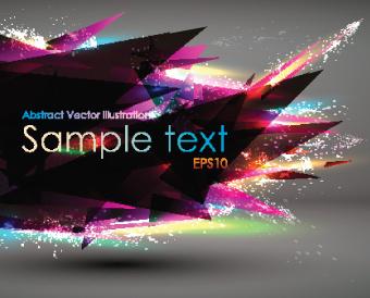 abstract geometric vector background art