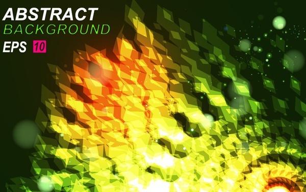 abstract background colorful light effect 3d style