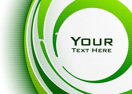 abstract swirling background green white design