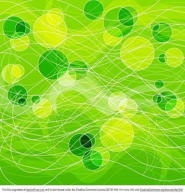 abstract green circles