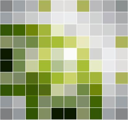 abstract green mosaic vector background