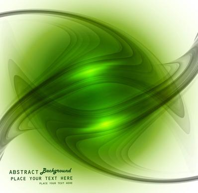 abstract green technology stylish colorful wave vector