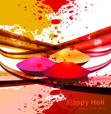 abstract gulal background for holi colorful wave festival background