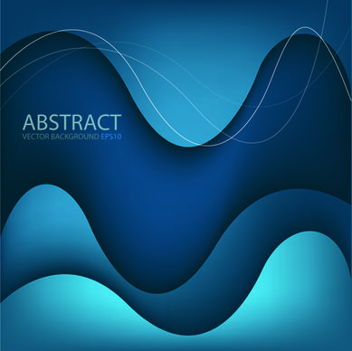 abstract layers wave art background