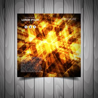 abstract light business flyer template