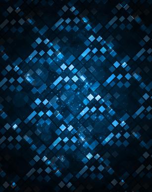 abstract light mosaic vector shiny blue background