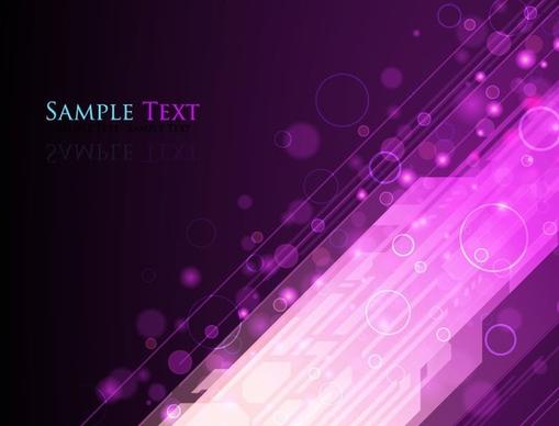 Abstract Lights Purple Background Vector Graphic