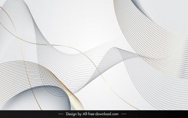 abstract line background template dynamic 3d wavy curves