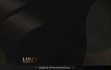 abstract line background template dynamic dark curves