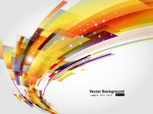 abstract luminous dynamic background free vector
