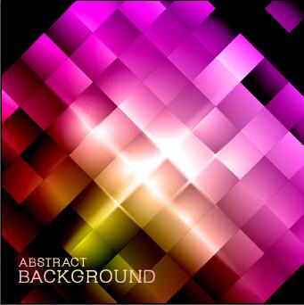 abstract neon light shiny background vector