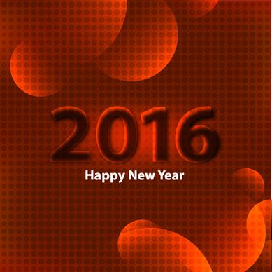 abstract new year 2016 background
