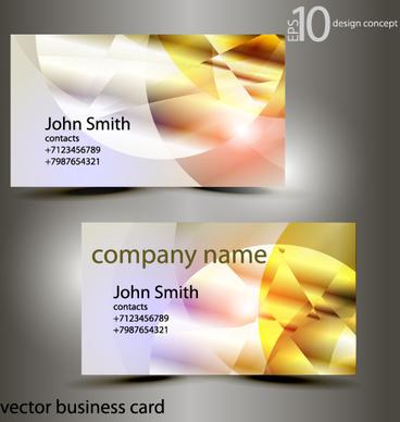 abstract of shiny business cards vector