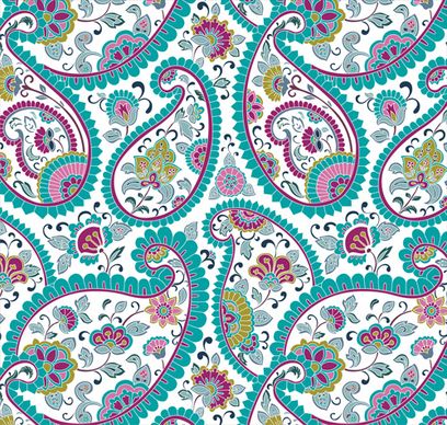 abstract ornate floral pattern vector art