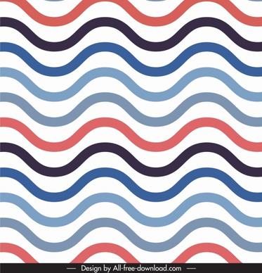 abstract pattern template waving curves lines illusion design