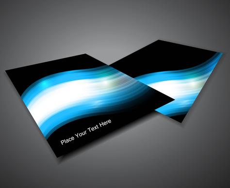 abstract professional business corporate brochure design illustration