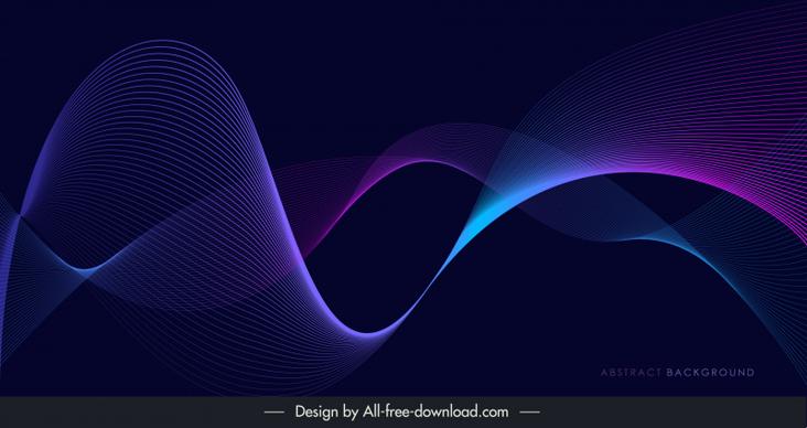 abstract rainbow background template dynamic 3d lines