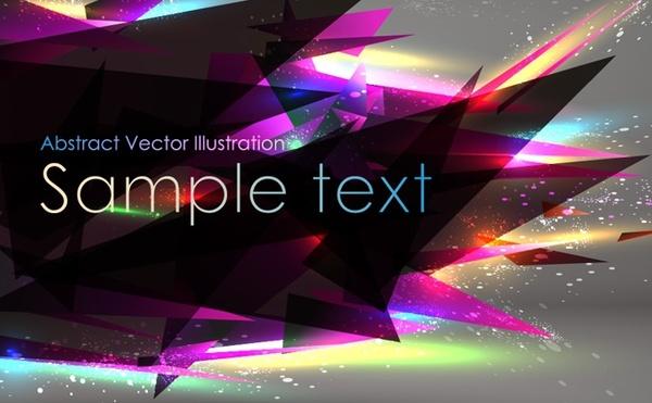 abstract sharp triangles background 3d modern decoration
