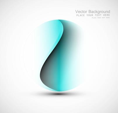 abstract shiny blue colorful sphere circle design vector
