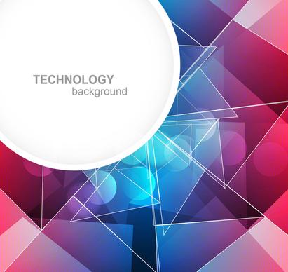 abstract shiny colorful technology stylish wave design vector