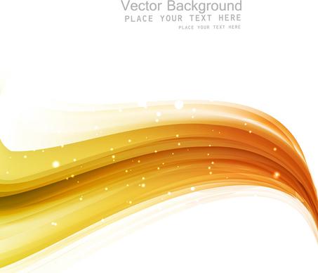 abstract shiny golden technology colorful wave vector
