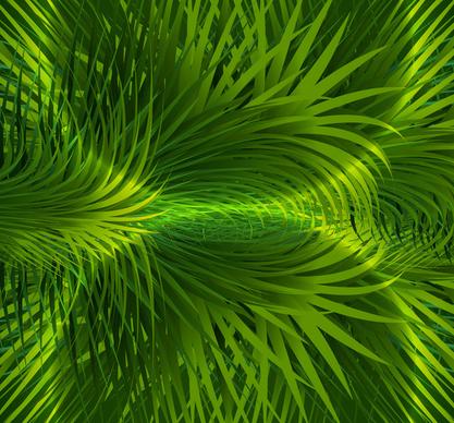 abstract shiny green grass colorful vector design