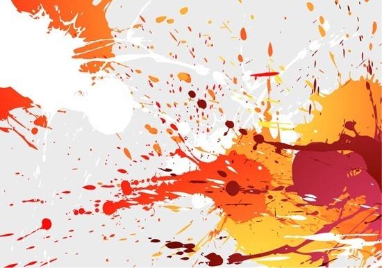 abstract splashes of colour background