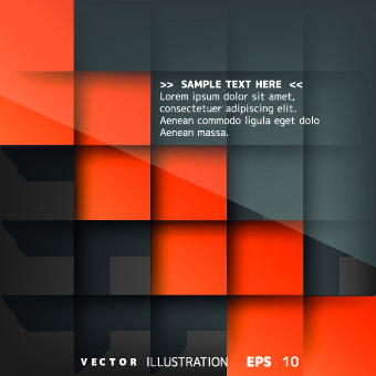 abstract squares shiny backgroud vector