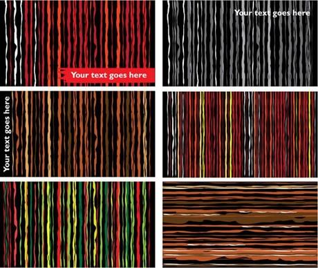 abstract pattern templates colored horizontal vertical stripes sketch