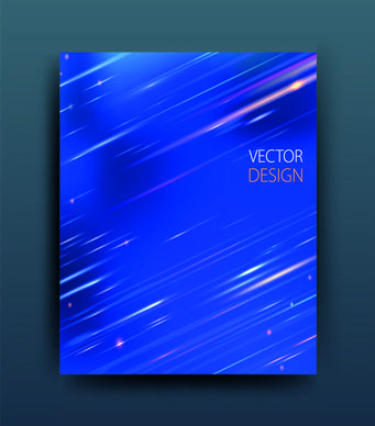 abstract style magazine or brochure cover vector