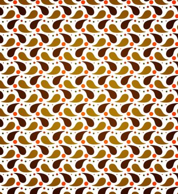 abstract swirly seamless vector patterns