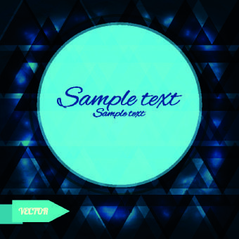 abstract tangram with frame background vector