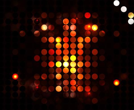 abstract texture background for lights circle bokeh vector