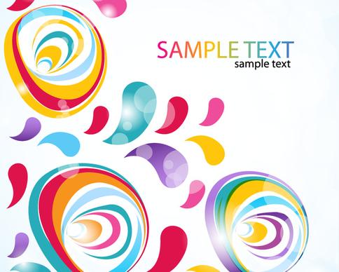 abstract vector colorful background