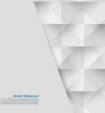 abstract white square vector background