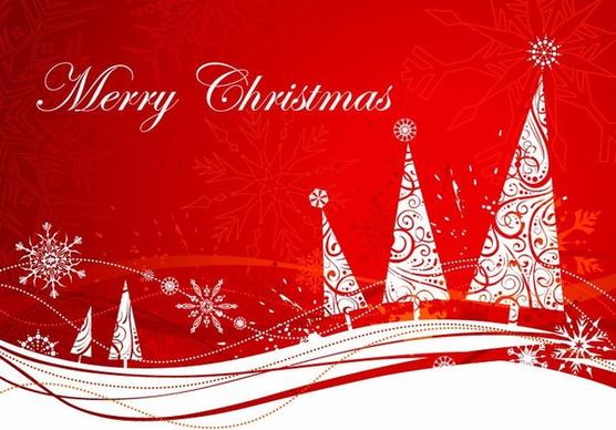Abstract Xmas Background Vector Illustration