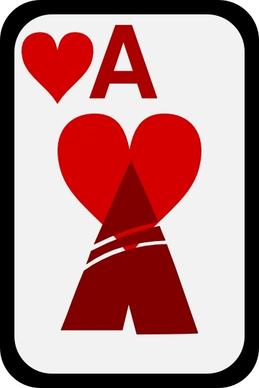 Ace Of Hearts clip art