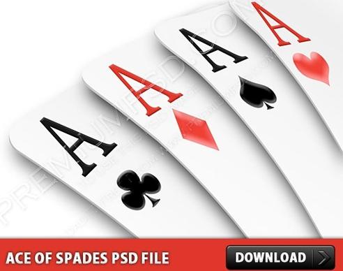 Ace Of Spades PSD file