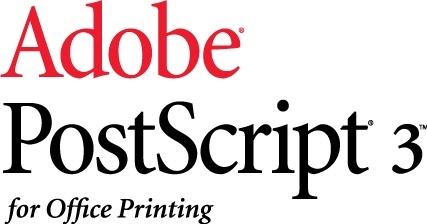 Adobe PostScript 3 logo