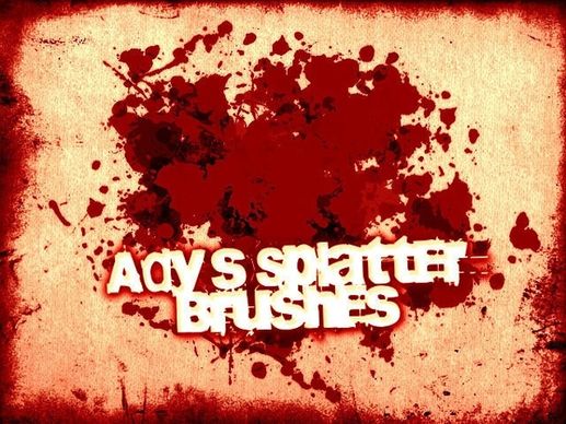 Ady's Splatter Brushes