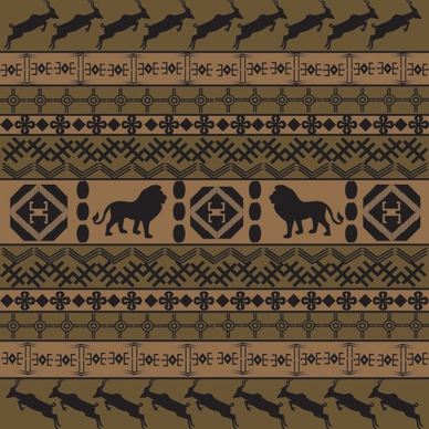 african traditional pattern background 04 vector