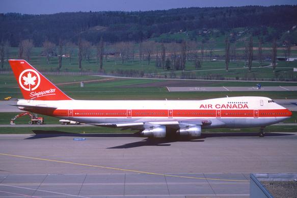 air canada boeing 747 200 c gagazrh april 1985