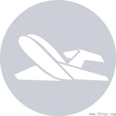 aircraft icons vector