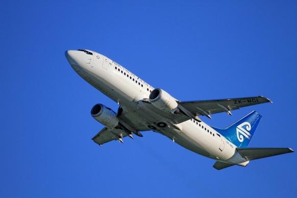 aircraft  take-off air new zealand boeing 737-319