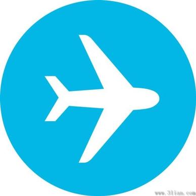 airplane icon vector