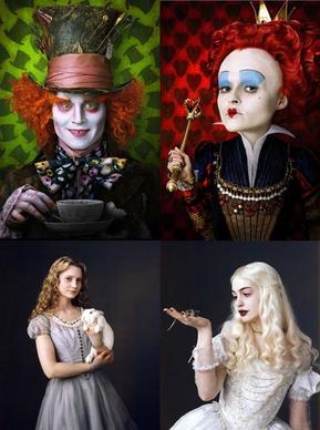 alice in wonderland characters pictures