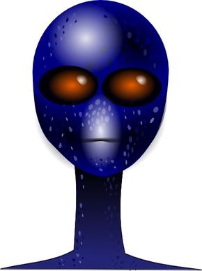 Alien Face clip art