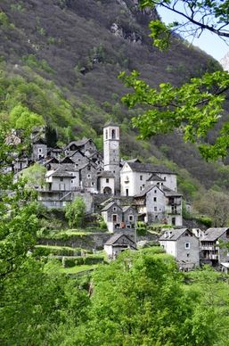 alpine bergdorf village